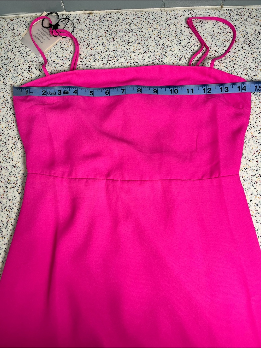superdown Addison Hot Pink Spaghetti Strap Maxi Dress Side Slit Women’s Size XS - Picture 7 of 11